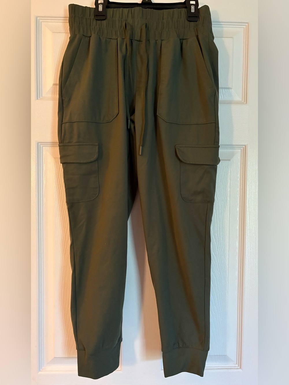 Mondetta Olive Cargo Pants with Drawstring Waist